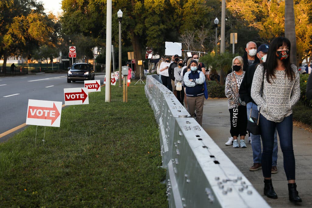 voting line